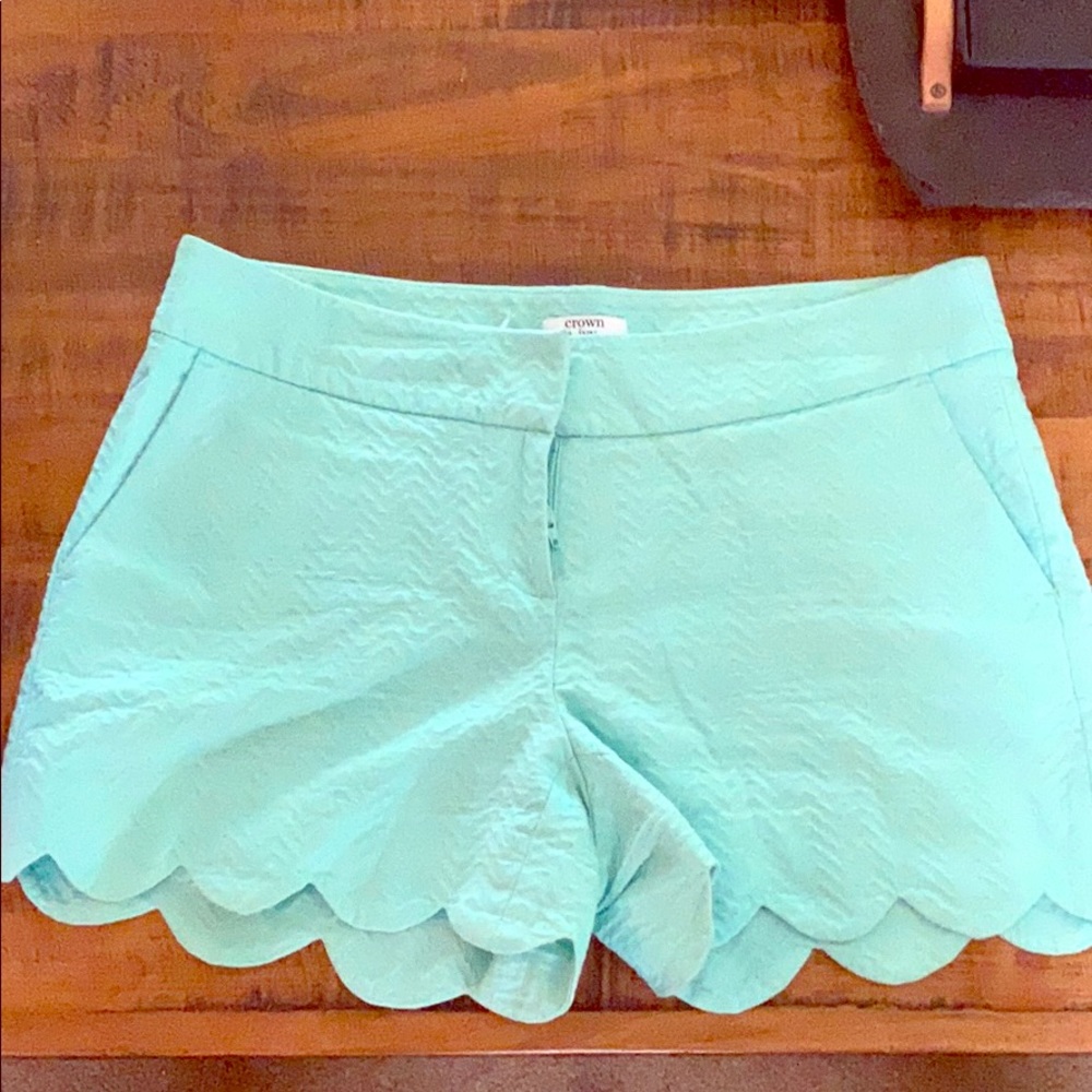 Scalloped shorts